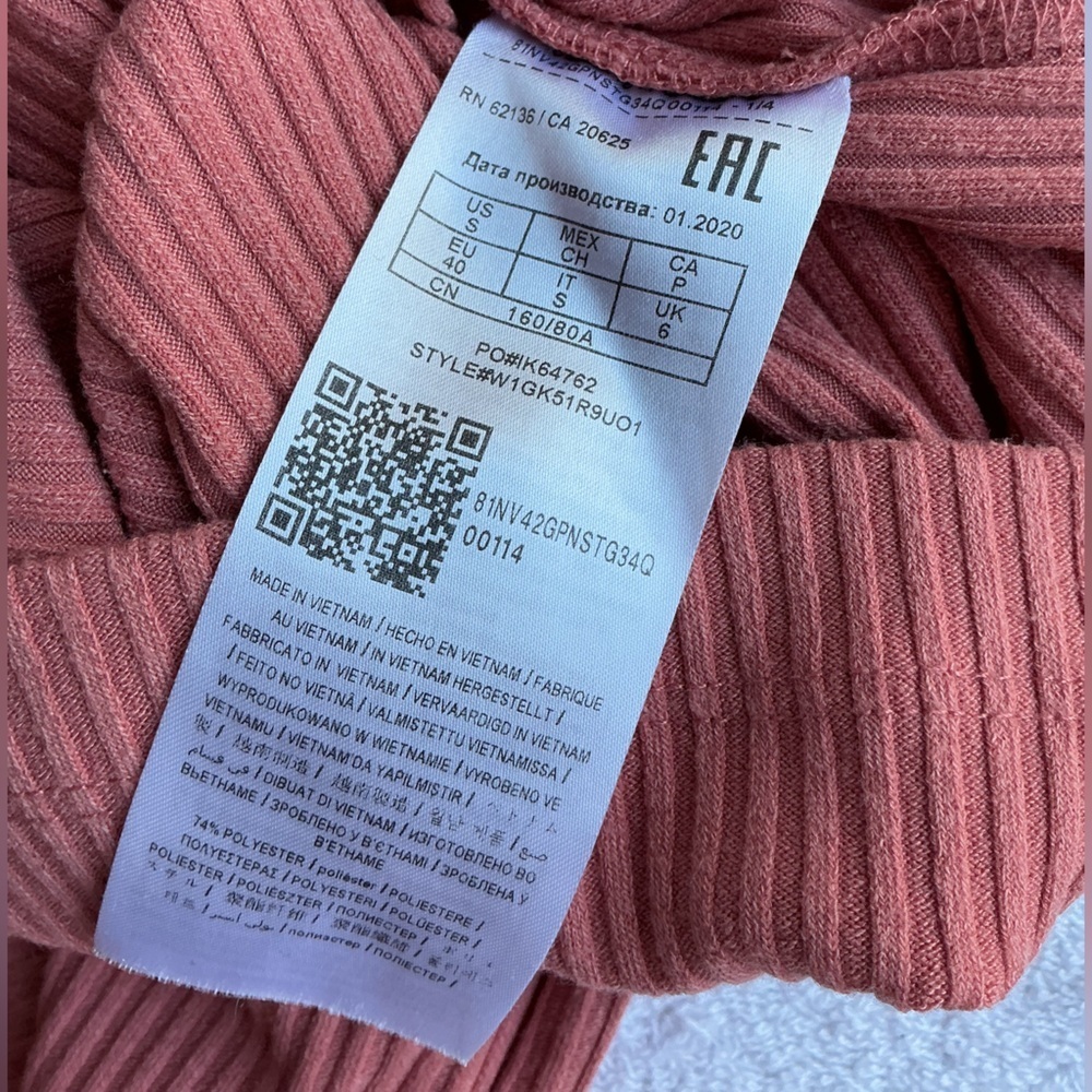 Guess Rust Button-Front Mini Dress - Picture 16 of 16